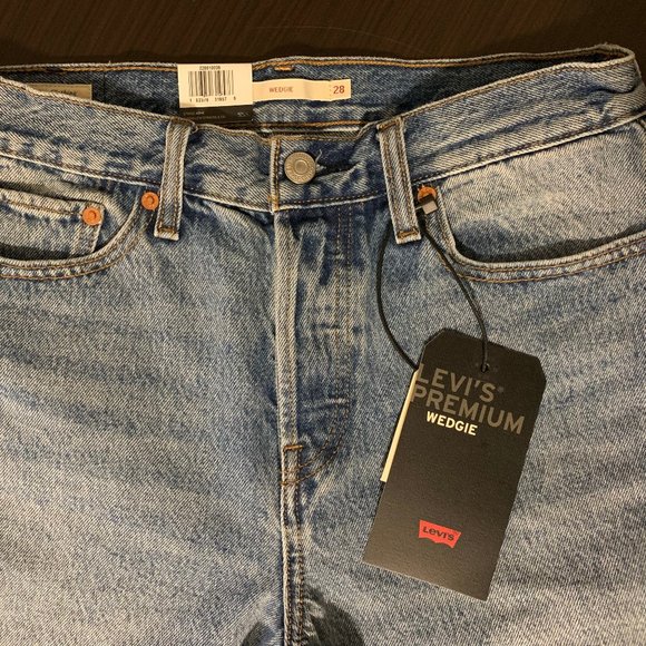 Levi's Wedgie Jeans - Light Blue - Picture 3 of 5